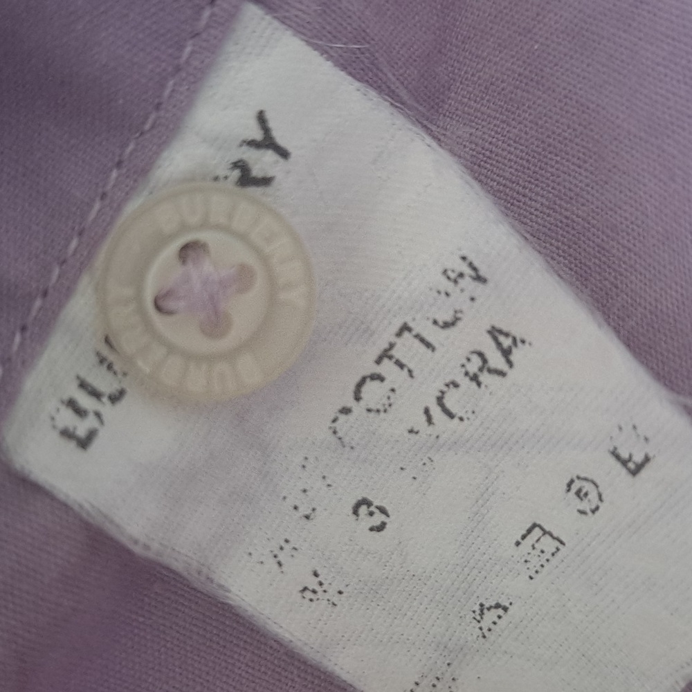 Burberry Button-Down Shirt with Signature Trim Size S 🔥🔥 - Picture 11 of 14